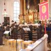 Die Aichacher Jagdhornbläser gestalteten am Hubertustag die Heilige Messe in der Kühbacher Kirche St. Magnus. 