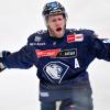 Große Freude: Daniel Pietta jubelt nach seinem Tor zum 3:1 beim 4:1-Sieg des ERC Ingolstadt gegen die Augsburger Panther. 