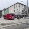 Fehlalarm herrschte in der Filiale der Deutschen Bank am Königsplatz.