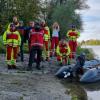 Zur Ausbildung machten die Motorbootführer eine Donaufahrt.