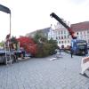 In Landsberg wird am selben Tag sowohl der Christbaum auf dem Hauptplatz aufgestellt als auch das Christkind im Historischen Rathaus vorgestellt.