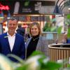 Centermanager im neuen Foodcourt unter sich: Serge Micarelli und Melissa Esin in der Glacis-Galerie Neu-Ulm. 