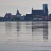 Hochwasser im Herbst in Frankfurt (Oder). (Archivbild)