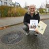 Jost Handtrack am Waldheimer Platz in Landsberg: Er ist einer der Väter der Partnerschaft, die beide Städte aus Ost und West verbindet.