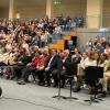 Fast 300 Interessierte kamen zum Vorbereitungskonzert der Bläserphilharmonie Wertingen auf den Orchesterwettbewerb des Bayerischen Musikrats in die Stadthalle. 