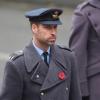 Prinz William in Uniform. Die Zeremonie am zentralen Kriegerdenkmal Cenotaph im Regierungsviertel gehört zu den wichtigsten Terminen im royalen Kalender.