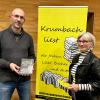 Autor Kiara Lameika und Johanna Herold von der VHS im Landkreis Günzburg beim Literaturherbst Krumbach.