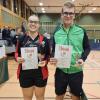 TSV-Spieler Tim Schröppel und seine Mixed-Partnerin Lisa Jochum belegten den 1. Platz beim Turnier in Mindelheim. 