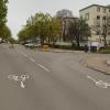 In der Bozener Straße in Friedberg wurden Fahrradsymbole aufgetragen. 