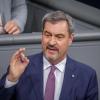 CSU-Chef Markus Söder spricht erstmals im Bundestag.