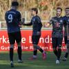 Bayernliga: TSV Landsberg - TSV 1860 München 2 (hellblau), 2:1 durch 15 Alexander Bazdrigiannis, 7 Daniele Sgodzaj, 9 John Haist, 19 Furkan Kircicek, 30 Tiziano Mulas