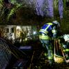 80 Männer und Frauen der Feuerwehren aus Oettingen, Megesheim und Hainsfarth waren beim Brand vor Ort.