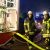 80 Männer und Frauen der Feuerwehren aus Oettingen, Megesheim und Hainsfarth waren beim Brand vor Ort.