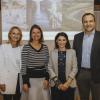 Oberbürgermeisterin Doris Baumgartl, Beate Goj, Kathrin Lenvain und Landrat Thomas Eichinger (von links) bei der Sitzung des Tourismusverbands Ammersee-Lech. 