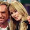 Modedesigner Wolfgang Joop und Model Claudia Schiffer bei einem TV-Auftritt vor mehr als 25 Jahren. (Archivbild)