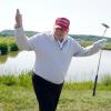 Donald Trump spielt gerne Golf. Er könnte im Streit der Golftouren vermitteln.