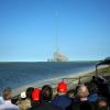 Auch der designierte US-Präsident Donald Trump beobachtet den Start des sechsten Testflugs der SpaceX Starship-Rakete in Brownsville, Texas.