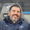 Hertha Coach Cristian Fiél kann sich an sein Tor gegen Ulm vor 23 Jahren nicht mehr erinnern.