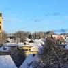 In Lindenberg im Allgäu herrscht am Freitag schönstes Winterwetter.