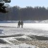 Am Freitagmittag strahlte die Sonne auf den Augsburger Kuhsee. 