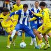 Ibrahim Maza schießt Hertha gegen Ulm in Führung.