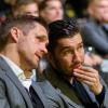 Sportdirektor Sebastian Kehl (links) und Trainer Nuri Sahin waren ebenfalls anwesend