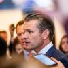 Pete Hegseth bei Meetings im US-Kapitol. 