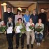 Blumen und Urkunden gab es für die Jubilare beim Burgheimer Kirchenchor. Dekan Werner Dippel, Chorleiterin Marion Böhm, Organistin Lucia Schmalbach-Müller, ehrten Peter Bauer, Thomas Blei (stehend von links), Maria Schmid, Inge Bauer, Susanne Höger und Karin Meyr (sitzend von links).