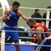 Kadu Kaidy (links) hat bei der deutschen Hochschulmeisterschaft in Kassel den Box-Titel gewonnen. 