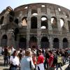 das Colloseum in Rom, aufgenommen 