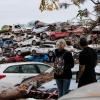 Mehr als 120.000 Autos wurden durch die Unwetter beschädigt.