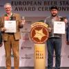 Die Schlossbrauerei Unterbaar erhielt zum siebten Mal in Folge eine Auszeichnung beim renommierten Bierwettbewerb European Beer Star. Das Bild zeigt: (von links) Georg Rittmayer, Franz Freiherr Groß von Trockau, Andreas Baur und Martin Schimpf.