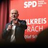 Wahlkampf mit der Sicherheit Deutschlands: Olaf Scholz bei einem Auftritt in seinem Wahlkreis. 