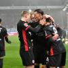 Kollektiver Jubel bei Eintracht Frankfurt nach dem nächsten Erfolg