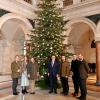 Die Weihnachtsbäume, die dieses Jahr die Bayerische Staatskanzlei schmücken, kommen aus einem Wald bei Emersacker.