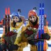 Franziska Preuß und Vanessa Voigt beenden das erste Einzelrennen in den Top Ten.