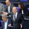 Bundeskanzler Olaf Scholz hat sich bei der Regierungsbefragung unter anderem zum Taurus-Nein geäußert.