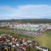 Blick auf das Dethleffs-Werk in Isny im Allgäu.