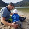 Stefan Weigand und sein Sohn Theo im Oktober bei ihrem letzten gemeinsamen Urlaub in Österreich. 