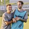 Muriz Salemovic (links) mit Fabian Hürzeler, der jetzt Trainer in der englischen Premier League ist. 