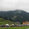 Am Freitag war in Balderschwang wieder Viehscheid. Sechs Alpen mit knapp 120 Tieren wurden ins Tal getrieben. Für die Zuschauer war auch abseits der Koppel einiges geboten. Auf einem Markt entlang der Hauptstraße konnte man Kleidung, Taschen und Kunsthandwerk bewundern. Auch für das leibliche Wohl war gesorgt. Am Feuerwehrhaus gab es neben Kaffee und Kuchen natürlich auch Bier, Brezen und sonstige Spezialitäten.