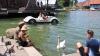 Temperaturen von teils weit über 30 Grad, so gut wie kein Wind und blauer Himmel. So war das Wetter am vergangenen Wochenende im gesamten Allgäu. Am Alpsee bei Immenstadt und auch in Lindau am Bodensee waren die Badeplätze schnell belegt, die Menschen zog es ans und ins Wasser. Stand-Up Paddler, Schwimmer und Treetbootfahrer waren auf dem See unterwegs, um sich irgendwie abzukühlen. 
Abkühlen am Bodensee"Am See ist es gerade so auszuhalten. Wir haben eine Dachgeschoßwohnung und halten es daheim kaum aus", so eine Allgäuerin. Zusammen mit ihrem Ehemann und ihrem Hund ist sie am Bodensee, um sich abzukühlen.Kaum noch Parkplätze am AlpseeAuch am Alpsee bei Immenstadt war viel los. Die große Liegewiese direkt neben der Wasserwacht Immenstadt war schnell gefüllt, auch die Parkplätze waren schnell voll. "Wir haben am kleinen Alpsee geparkt und sind jetzt 15 Minuten hierher gelaufen", so ein junger Allgäuer.
[video]https://www.youtube.com/watch?v=7Ls-IUvCV-8[/video]Badesee in Babenhausen: Polizeieinsatz wegen "Flottem Dreier"Etwas zu heiß waren offenbarzwei Männer und eine Frau an einem Badesee in Babenhausen. Die drei hatten öffentlich Sex - das gibt eine Anzeige wegen Erregung öffentlichen Ärgernisses.Wetteraussichten im Allgäu: Schauer und GewitterDie nächsten Tagebringen teilweise Regen und Abkühlung im Allgäu, es kann allerdings auch heftige Gewitter geben.