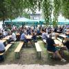 Tag 6 der Allgäuer Festwoche 2022: Trotz bewölktem Himmel war die Allgäuer Festwoche am Donnerstagnachmittag gut besucht. Neben vielen anderen heimischen Unternehmen präsentierten sich beispielsweise auch der regionale TV-Sender allgäu.tv, RSA Radio und die Medienagentur OYA media.