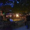 Auch am Mittwoch bekamen die Besucher der Wallenstein-Festspiele im Lager bei der Grimmelschanze einen Einblick in das Leben aus dem Jahr 1630. Neben Musik, historischen Kostümen und Essen wurde auch auf der Bühne einiges geboten. Am Abend war alles durch Fackeln hell erleuchtet.