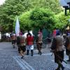 Auch am Mittwoch bekamen die Besucher der Wallenstein-Festspiele im Lager bei der Grimmelschanze einen Einblick in das Leben aus dem Jahr 1630. Neben Musik, historischen Kostümen und Essen wurde auch auf der Bühne einiges geboten. Am Abend war alles durch Fackeln hell erleuchtet.