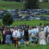Am Wochenende ging das 150-jährige Jubiläum des Bezirksmusikfestes in Rückholz zu Ende. Nach einem Festumzug durch das Dorf strömten die Menschenmassen ins Festzelt am Gewerbegebiet, das nicht alle Kapellen und Besucher fassen konnte. Zum Ausklang des dreitägigen Festes spielten die "Blechbätscher" traditionelle und moderne Stücke. Einige Gäste standen auf Bänken oder Biertischen und feierten.