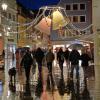 Impressionen zur Aktion "Einkaufen mit Lichterglanz" in Memmingen.