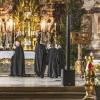 Am Sonntag hatten die Ottobeurer Ministranten zur Veranstaltung "Lightfever 2022" in die Basilika eingeladen. Zwischen 15:30 Uhr und 20 Uhr konnten die Besucher in eine vorweihnachtliche Atmosphäre eintauchen. Musik, Einzelsegen, Gespräche und eine Anfangsandacht waren einige der Angebote an die Gemeinde.