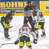 Auch in diesem Eishockey-Spiel in der Bezirksliga Bayern Gruppe West kamen die Hausherren vom HC Maustadt /ECDC Memmingen 1b nicht um eine Niederlage herum. Die Gäste verwandelten eiskalt die Chancen und so gingen die Punkte an Bad Bayersoien. Das Spiel endete 4:9.