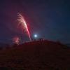 Klarer Himmel, wenig Wind - der Jahreswechsel bot von Bihlerdorf einen tollen Blick auf das Silvesterfeuerwerk in Richtung Sonthofen und Immenstadt.